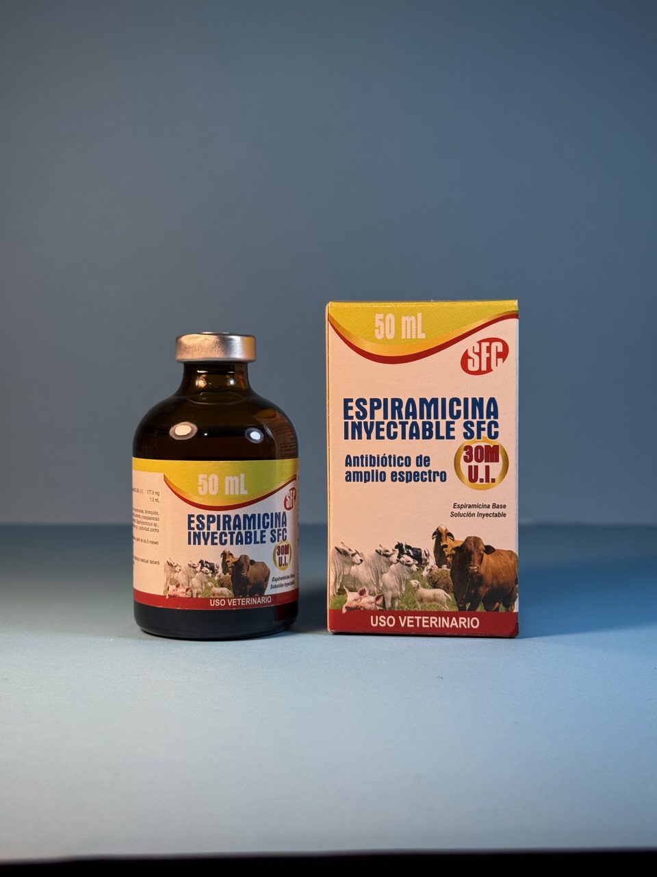 Espiramicina Inyectable SFC 30M U.I.